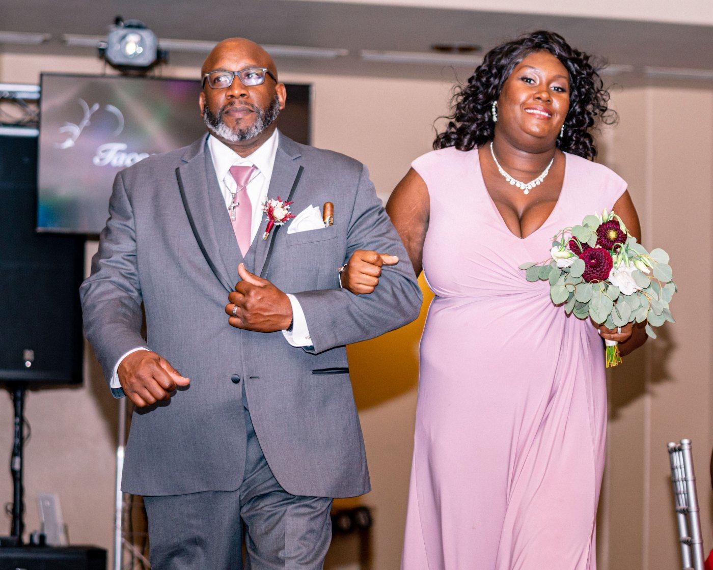 Las Vegas wedding photography — the grand entrance into the reception