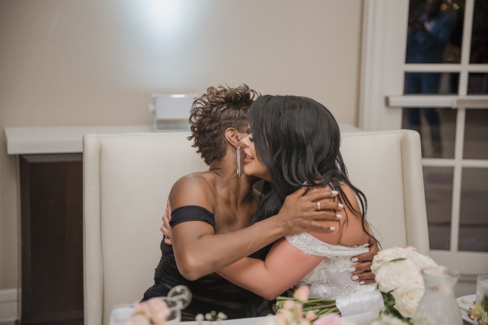Las Vegas wedding photography — the bride dancing her way into the reception