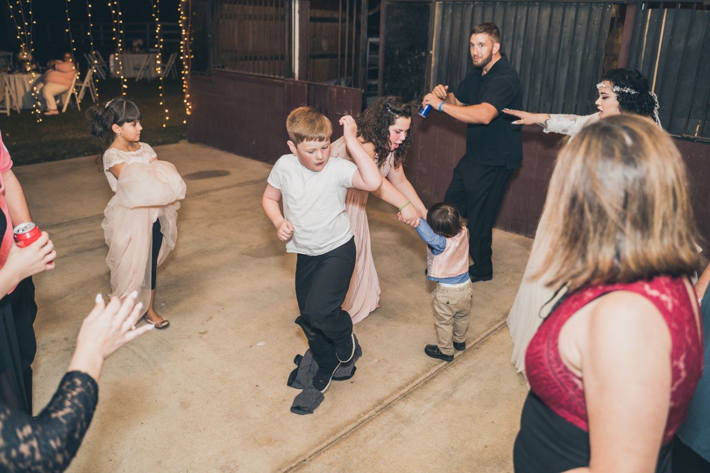 Las Vegas wedding photography — kids dancing at the reception