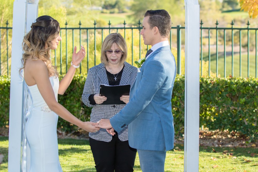 Las Vegas wedding photography — personalized "Mrs." slippers with pearl lettering